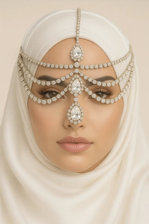 Bridal Forehead Jewelry Zari Hijabeez