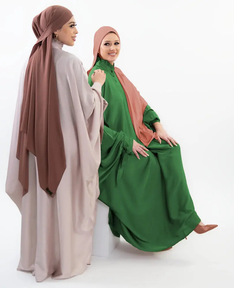 Premium soft lycra long hijabs for luxurious comfort and style | Orange