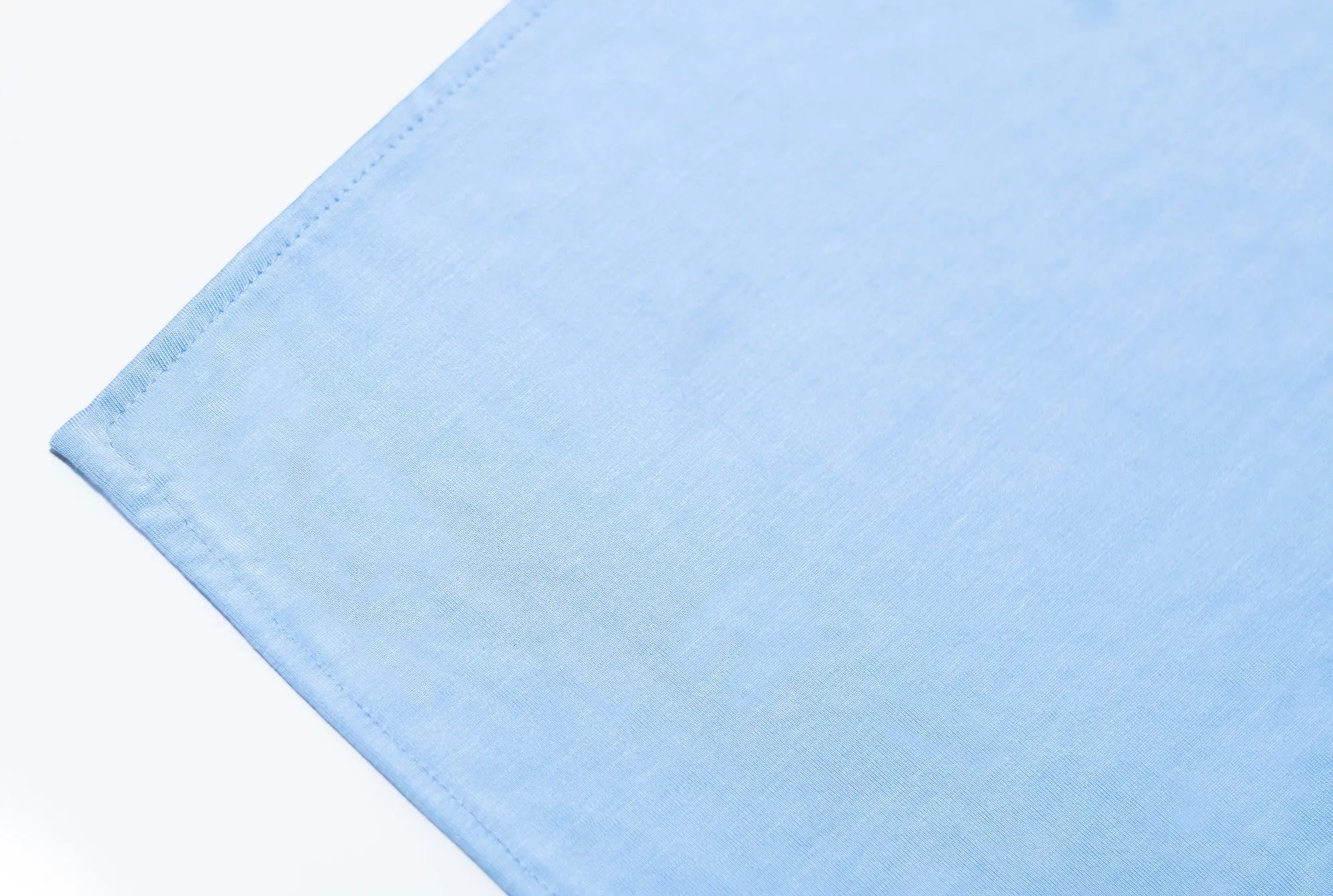 Bamboo jersey hijab, lightweight and breathable, made from eco-friendly bamboo and spandex blend. Perfect for modest fashion styling | Sky Blue