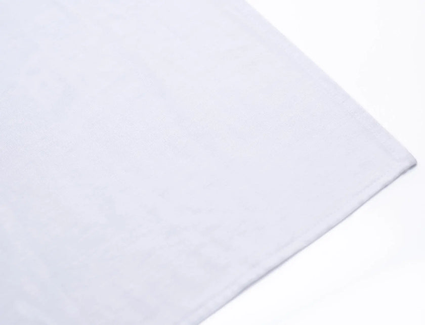 Bamboo jersey hijab, lightweight and breathable, made from eco-friendly bamboo and spandex blend. Perfect for modest fashion styling | White