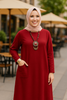 Mustard Long Shirt with Side Pocket in Soft Linen Fabric