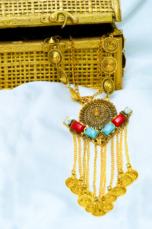 Antique Gold-Colored Necklace