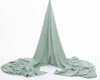 Long bamboo jersey hijab, offering unmatched softness and quality for all-day comfort | Green