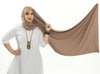 Premium soft silk long hijab, offering unparalleled elegance and luxury for your outfit | Beige