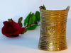 Gold-color hand cuff, an elegant accessory for adding sophistication to your outfit | Design-2