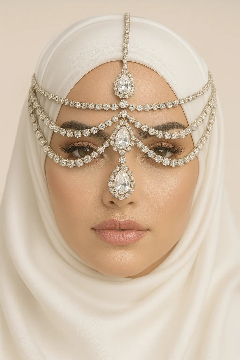 Bridal Forehead Jewelry Zari Hijabeez