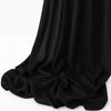 Madina Silk Hijab – Semi-shine, non-slip, soft and breathable. Luxurious, heavy, and comfortable hijab with a matte look, size 180x70cm. | Velvet Black