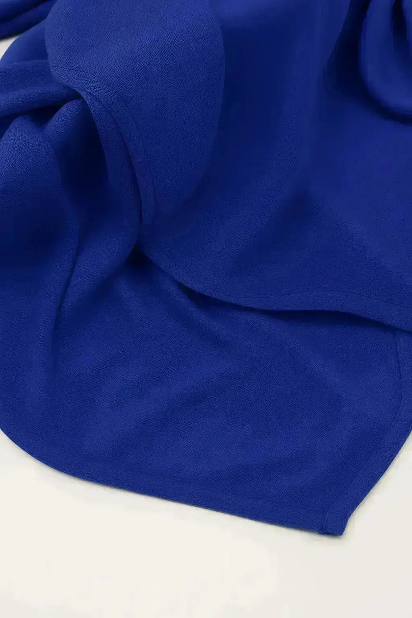 modal fabric hijab, haute hijab modal, hijab modal, pink modal hijab, soft, breathable, non-slip, cotton fabric | Blue