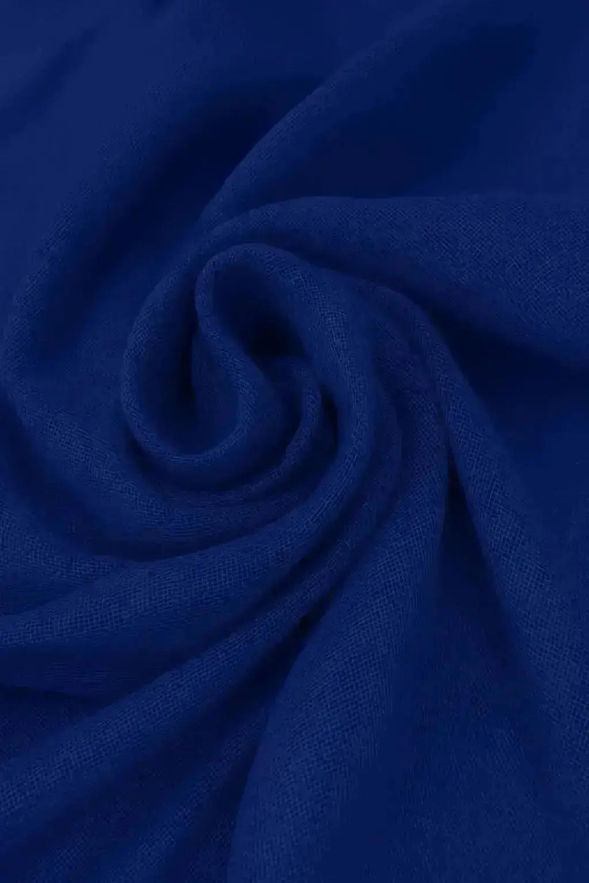 modal fabric hijab, haute hijab modal, hijab modal, pink modal hijab, soft, breathable, non-slip, cotton fabric | Blue