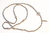 Silver elastic anklet featuring a minimalist design