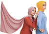 Elegant chiffon hijab, perfect for adding sophistication to any outfit | Pink