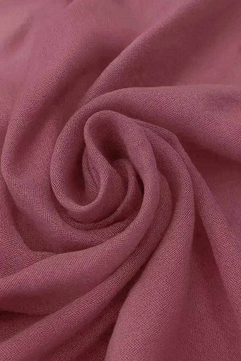 modal fabric hijab, haute hijab modal, hijab modal, pink modal hijab, soft, breathable, non-slip, cotton fabric | Pink