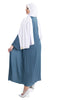 Long bamboo jersey hijab, offering unmatched softness and quality for all-day comfort | White