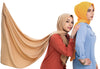 Long bamboo jersey hijab, offering unmatched softness and quality for all-day comfort | Mustard Beige