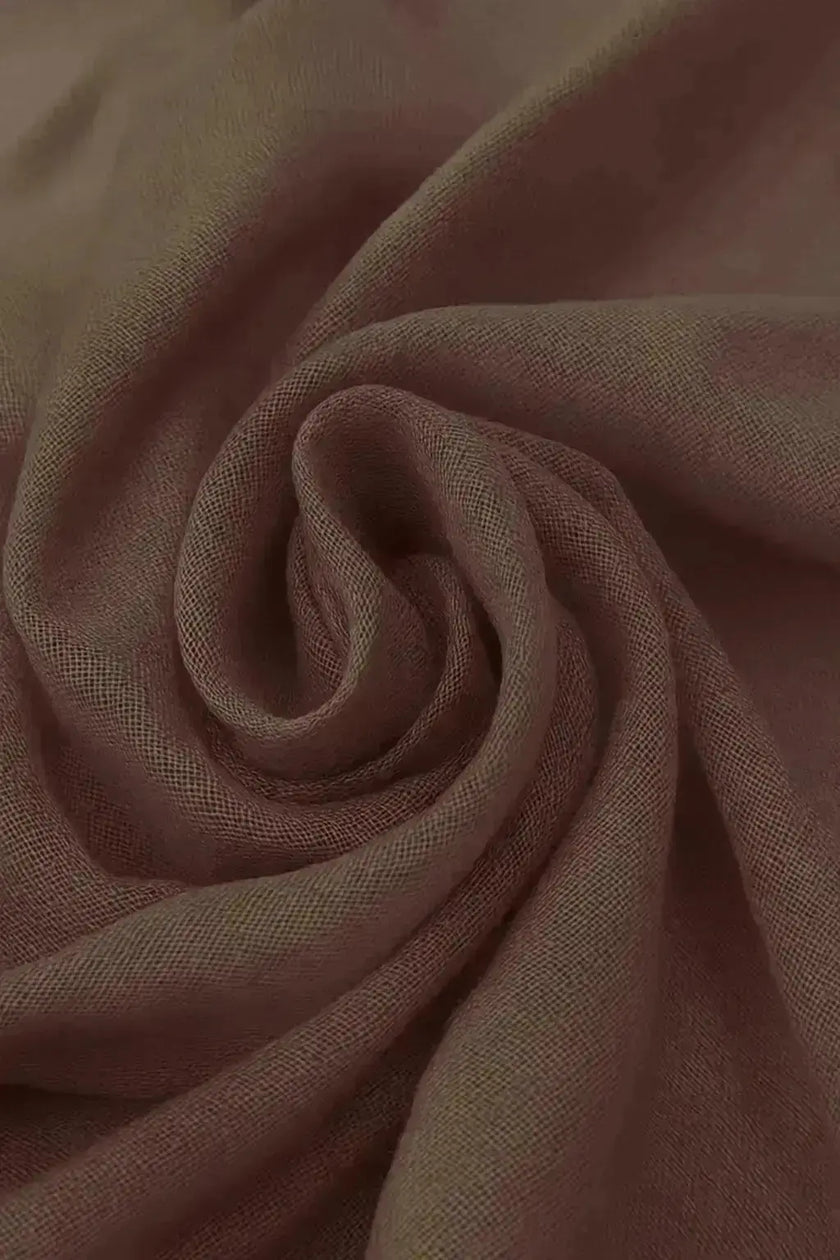 modal fabric hijab, haute hijab modal, hijab modal, pink modal hijab, soft, breathable, non-slip, cotton fabric | Khaki