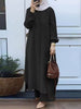 Modest Button-Down Two-Piece Set | Flowy Tunic & Trousers