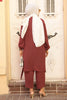 Modest Button-Down Two-Piece Set – Elegant Long Shirt with Matching Trousers