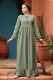 Embroidered Cotton Maxi Dress