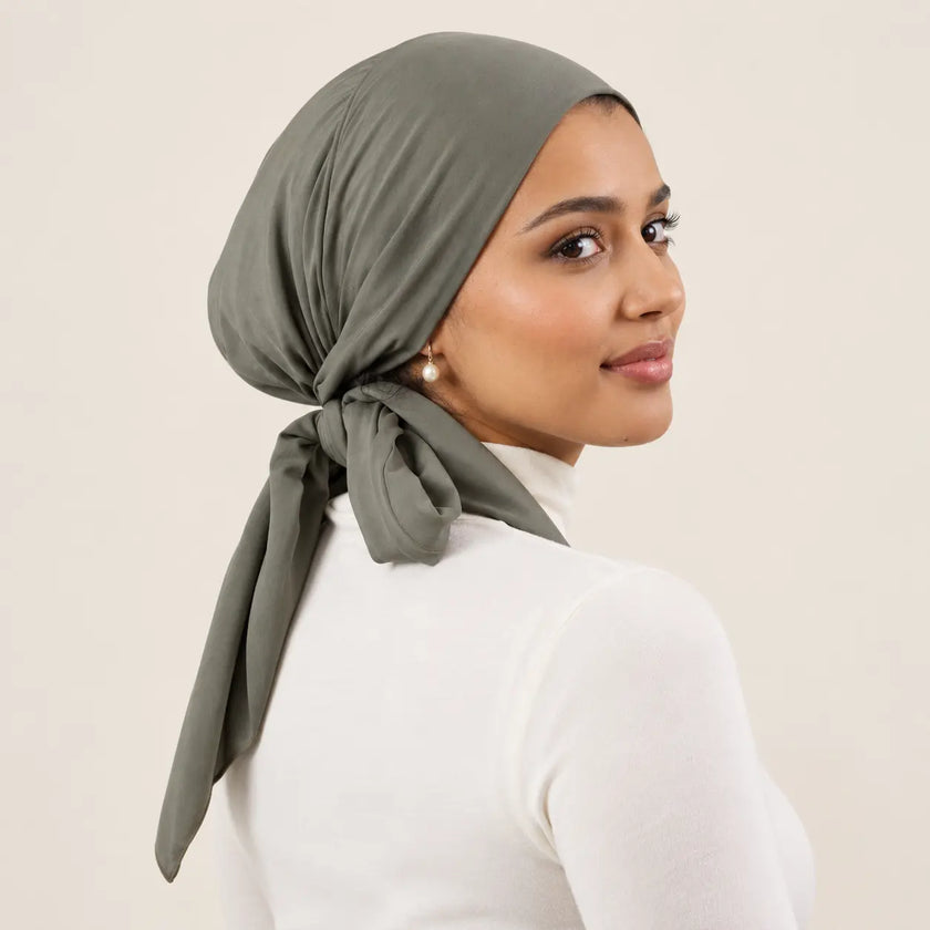 Ribbon Hijab Cap Zari Hijabeez