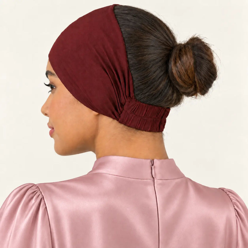 Ruched Underscarf, Turbans Zari Hijabeez